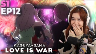 AN EMOTIONAL FINALE🤍 | Kaguya-sama: Love Is War Season 1 Episode 12 FINALE Reaction!