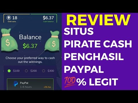 🔴 Review Website Penghasil Paypal Pirate Cash | Cara Daftar Dan Main Pirate Cash