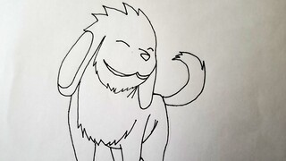 How to draw Akamaru from Naruto  # how to draw anime #  easy drawing # ฝึกวาดรูปการ์ตูนญีปุ่น