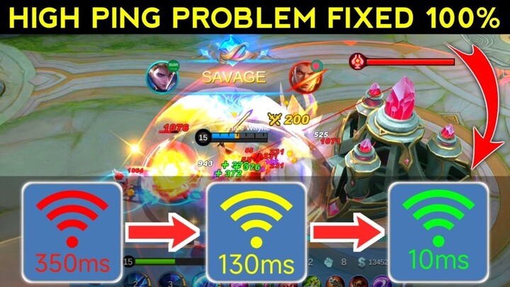 HOW TO GET LOW & STABLE PING IN MOBILE LEGENDS USING MOBILE DATA CONNECTION | SAJIDCH GAMING