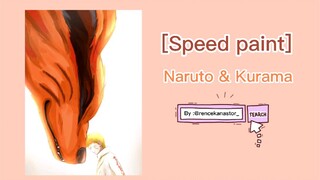 [Speed paint] naruto & kurama