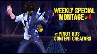 WEEKLY SPECIAL MONTAGE FT. PINOY ROS CONTENT CREATORS EPISODE 4 [ Rules of Survival ] ( #30 )