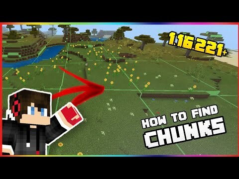 How To Find Chunks In Minecraft PE | 1.16.221+ | MCPE