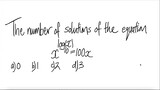 The number of solutions of the equation x^(log10(x)) = 100x