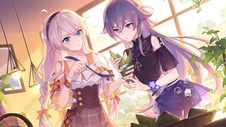 Honkai Impact3 Fu Hua & Kiana ไลฟ์วอลล์เปเปอร์สำหรับมือถือและคอมพิวเตอร์