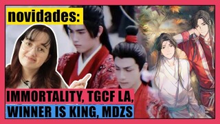 IMMORTALITY, QUANDO VAI SAIR? TGCF NOVIDADES DO ELENCO E MDZS NO BRASIL!