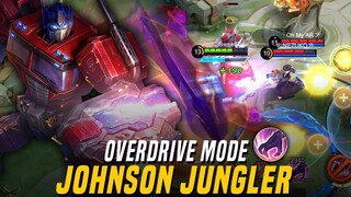 EZ Game, EZ Win | JOHNSON Jungler | Overdrive Mode Mobile Legends: Bang Bang