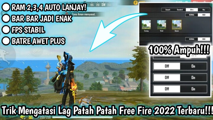 AUTO LANCAR❗CARA MENGATASI LAG & PATAH PATAH DI FREE FIRE | SETINGAN GRAFIK FREE FIRE TERBAIK | FF