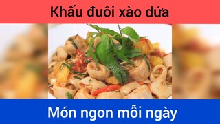 Khấu đuôi xào dứa