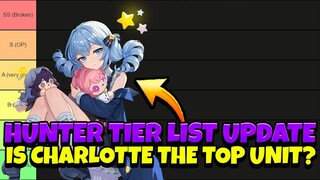 UPDATED HUNTER TIER LIST! DID CHARLOTTE MAKE THE TOP SPOT!? [Solo Leveling: Arise]