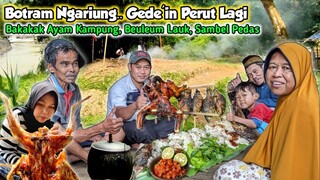 Nikmatnya.. Masak Besar.. Bakar Ayam BAKAKAK Kecap, Ikan Bakar, Nasi Liwet, Sambel, Masakan Kampung