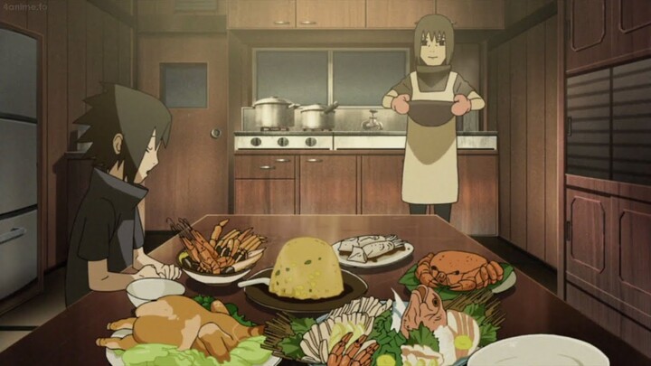 Sasuke Life Story, Itachi Cooks Huge Meals For Sasuke, Sasuke And Itachi Slept Outside The House