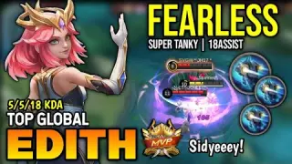 EDITH BEST BUILD 2022 | TOP GLOBAL EDITH GAMEPLAY | MOBILE LEGENDS✓