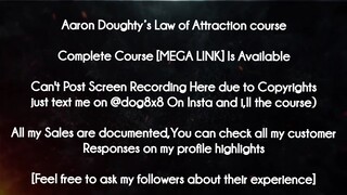 Aaron Doughty’s Law of Attraction course download