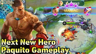 Next New Hero Paquito The Heavenly Fist - Mobile Legends Bang Bang