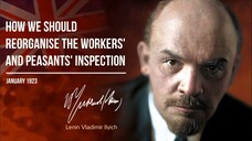 Lenin V.I. — How We Should Reorganise the Workers' and Peasants' Inspection (01.