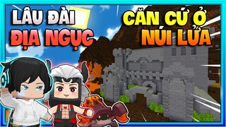 SINH TỒN TITAN TEAM #23: NGÁO VÀ SONGFISH XÂY LÂU ĐÀI ĐỊA NGỤC CĂN CỨ Ở NÚI LỬA TRONG MINI WORLD