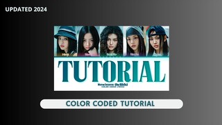 COMPLETE TUTORIAL: HOW TO MAKE COLOR CODED LYRICS (JAEGUCHI) | KAENDUXI