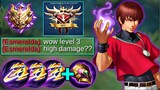 NEW BUILD + ONE SHOT COMBO | TOP GLOBAL DYRROTH BEST BUILD & EMBLEM MLBB