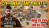 CIVIL WAR ALIANSI INDO VS PRANCIS DI GAME AGE OF EMPIRES MOBILE !!