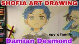 SHOFIA art drawing menggambar Damian Desmond