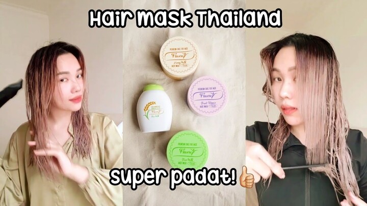 REVIEW HAIR MASK FLAVERE RICE MILK COLLAGEN | SKINISTA | MADE IN THAILAND