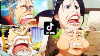 Khi nhóm mũ rơm biết tin Luffy bị Kaido bắt. Khi nhóm mũ rơm chơi TikTok.