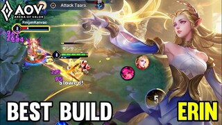 AOV : ERIN GAMEPLAY | BEST BUILD - ARENA OF VALOR LIÊNQUÂNMOBILE ROV COT