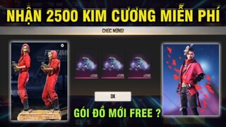 [Free Fire] Nhận 2500 Kim Cương Miễn Phí Từ Garena Free Fire , Review 2 Gói Đồ Mới Sắp Có Trong Game