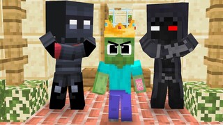 Monster School: Zombie Boy or Herobrine, Who will become King? - Sad Story - Minecraft Animation