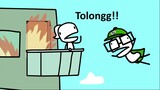 Tiber Rumah Terbakar Panggil Milo Ranger | Animasi Malaysia