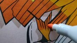 [Vẽ tay] Quy trình vẽ tranh của Zenitsu chỉ dành riêng cho vẽ tranh tốc độ ban đầu dành cho chứng rố