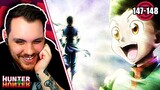 The End. | Hunter x Hunter Episode 147 and 148 REACTION + REVIEW