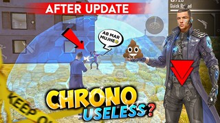 After UPDATE Is CHRONO USELESS? //  क्या UPDATE के बाद CHRONO को  USE करना चाहिए?//Free Fire CHARONO