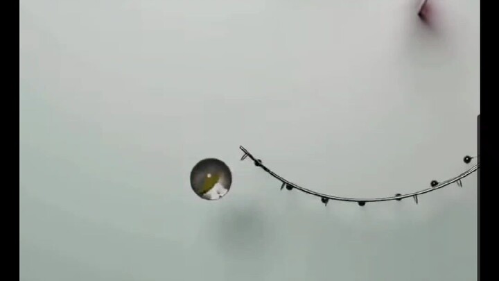 Simple Harmony from falling marble