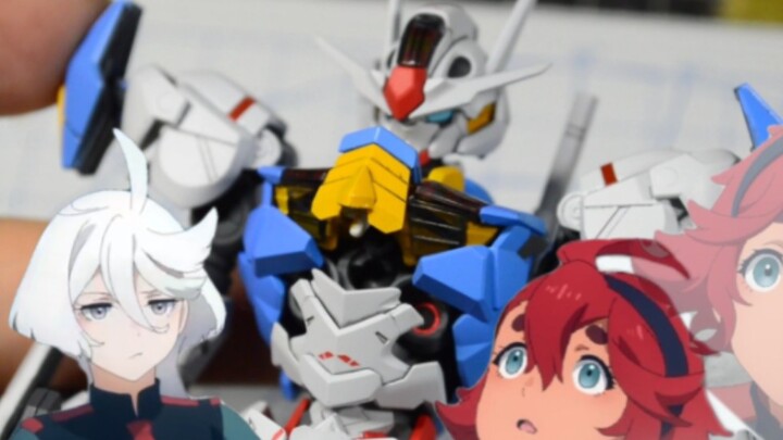 Saya membuat Wind Spirit Gundam di sampulnya. Saya tidak akan menggunakan Wind Spirit orang lain seb