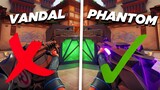 Why the Phantom is BETTER than Vandal in Valorant...