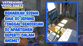 Benarkah Siswa SMA di jepang sudah tinggal sendirian di apartemen seperti dalam anime?