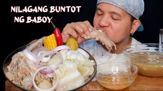 NILAGANG BUNTOT NG BABOY | PINOY MUKBANG collab w/ @SEVILLA Fam Vlogs