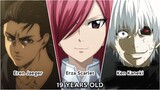 Anime Characters That Share The Same Age