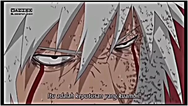 moment kematian Jiraiya emang paling sedih:')