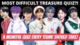 how well do you know TREASURE? (THE MOST DIFFICULT QUIZ TEUME HAS TO TAKE?!) with MEMES!!