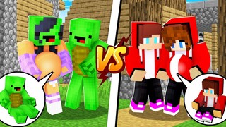 MIKEY PREGNANT FAMILY vs JJ PREGNANT FAMILY  by Mikey Maizen and JJ (Maizen Parody)