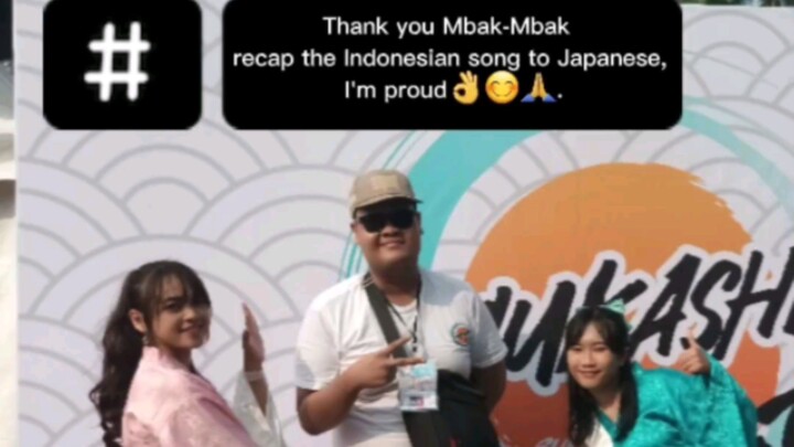 Ketemu Penyanyi Version Jawa Forsyca&Sazkia Ke Bahasa Japan  Berkarya&Viral👌🙏Di Mukashi 2023