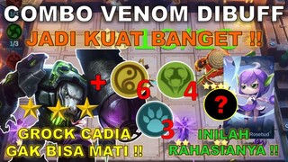 COMBO VENOM DIBUFF JADI KUAT BANGET !! COCOK BUAT PUSH KE MYTHIC !! COMBO MAGIC CHESS TERKUAT 2022