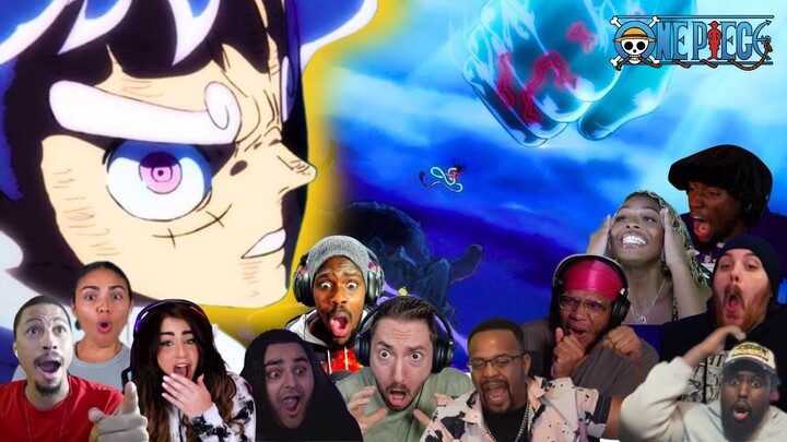 LUFFY'S GIANT PUNCH ! ONE PIECE EPISODE 1074 BEST REACTION COMPILATION