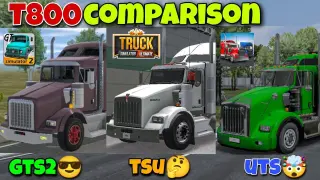 🚛 Kenworth T800 | Grand Truck Simulator 2 vs. TS:Ultimate vs UTS | Truck Comparison |