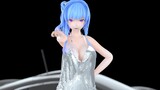 [MMD]St. Louis' dance in silvery dress in front of a car