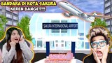 Reaksi Ani Nge Game & Frost Diamond ADA BANDARA DI KOTA SAKURA,KEREN BANGET!|Sakura School Simulator
