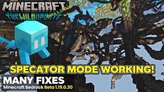 SPECTATOR MODE READY? - WILD UPDATE - Minecraft Beta 1.19.0.30